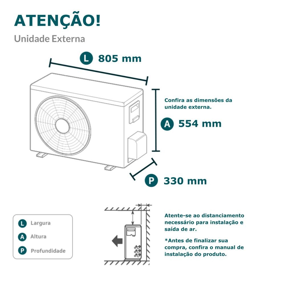 Springer Midea Ar-Condicionado Multi Split Inverter 18.000 BTUs Quente/Frio 220V